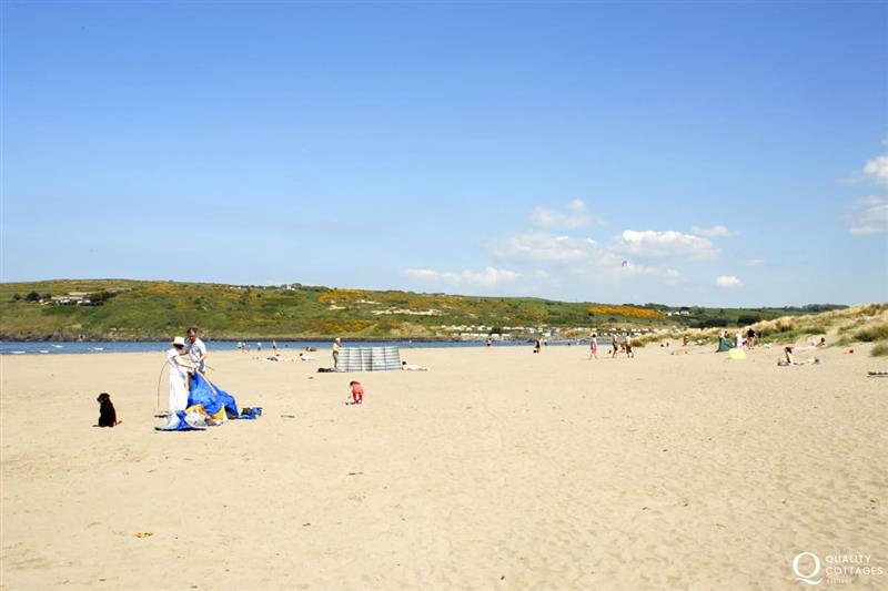 Half a mile of glorious beach where the Teifi River meets the sea at Craig Silian, Gwbert