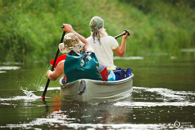 Heritage Canoes, Cardigan offer trips into the stunning Teifi Gorge at Craig Silian, Gwbert