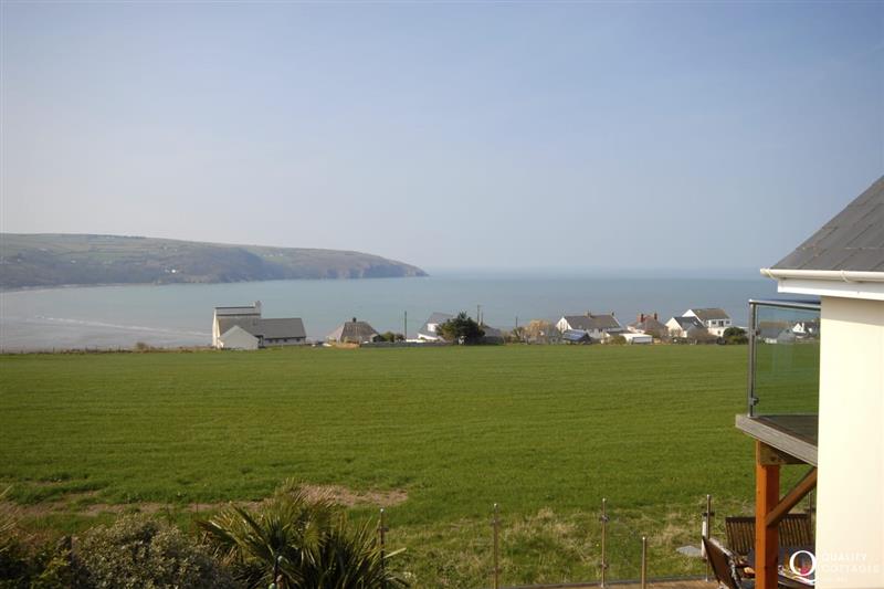 Master bedroom views to Poppit sands at Craig Silian, Gwbert