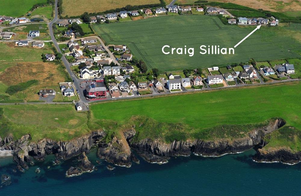 The area around Craig Silian at Craig Silian in Gwbert, near Gwbert, Cardigan and Ceredigion, Dyfed