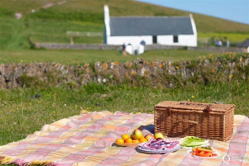 Perfect for a picnic at Craig Silian, Gwbert