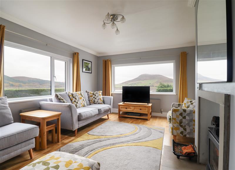Relax in the living area at Craig Yr Ronwy, Capel Celyn near Bala