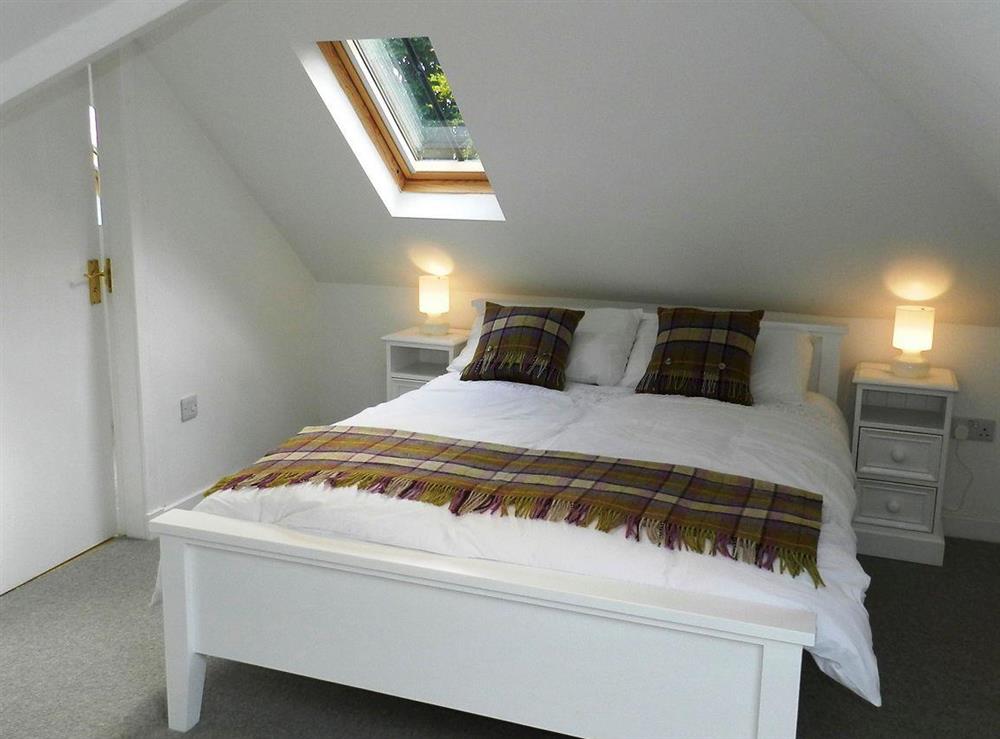 Double bedroom at Craigard Cottage in Corrie, Isle of Arran, Scotland