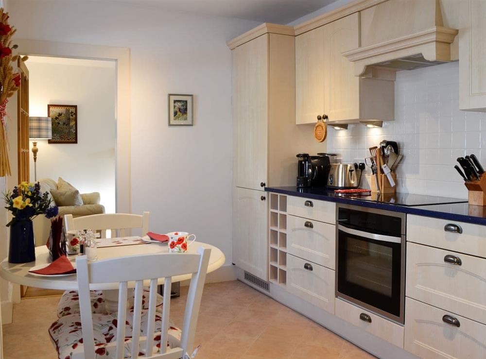 Kitchen with breakfast area at Craigclunie in Ballater, Aberdeenshire