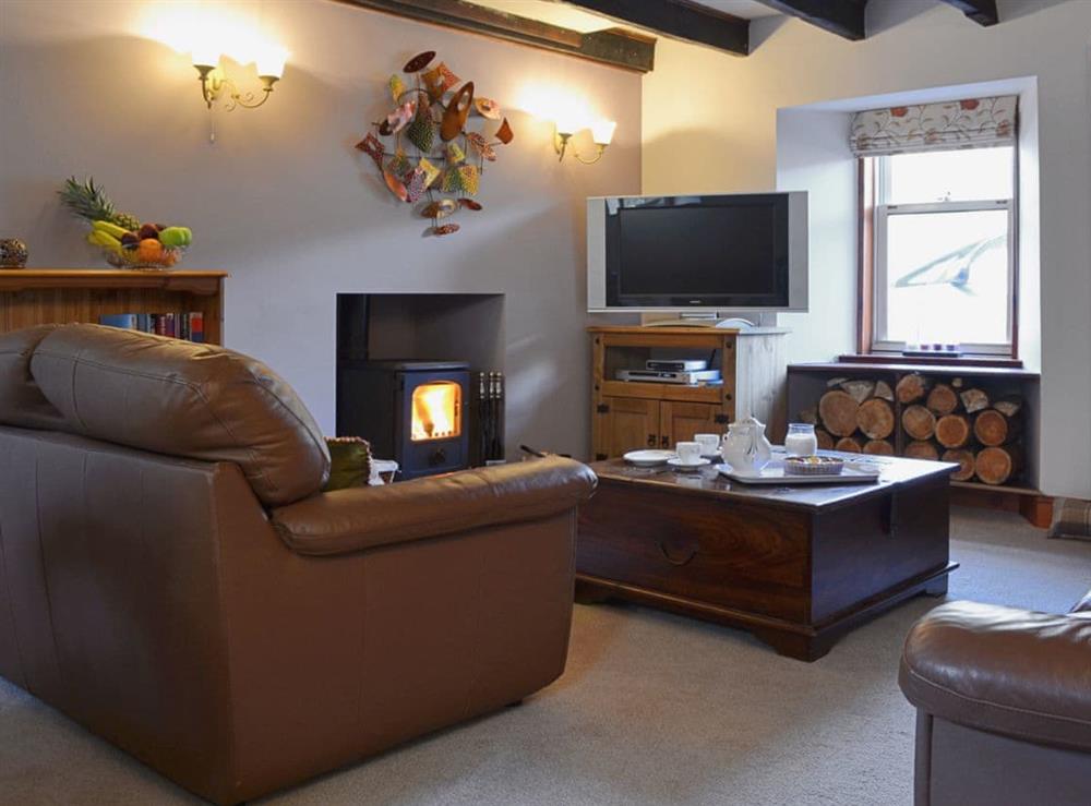 Living room/dining room at Craigdarroch Cottage in Callander, Perthshire