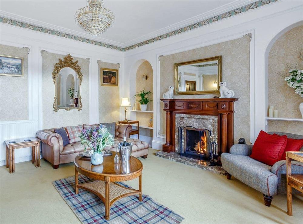 Living room at Craigendarroch House in Ballater, Aberdeenshire