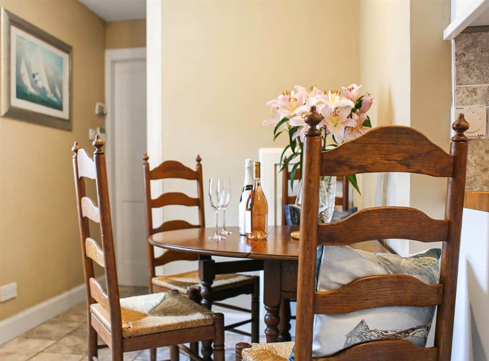Dining Area at Craigmore Cottage in Birnam Woods, Perthshire