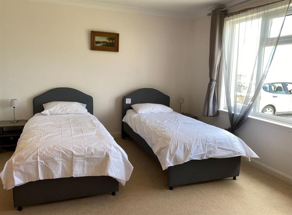 Twin bedroom at Craignairn in Port William, Wigtownshire