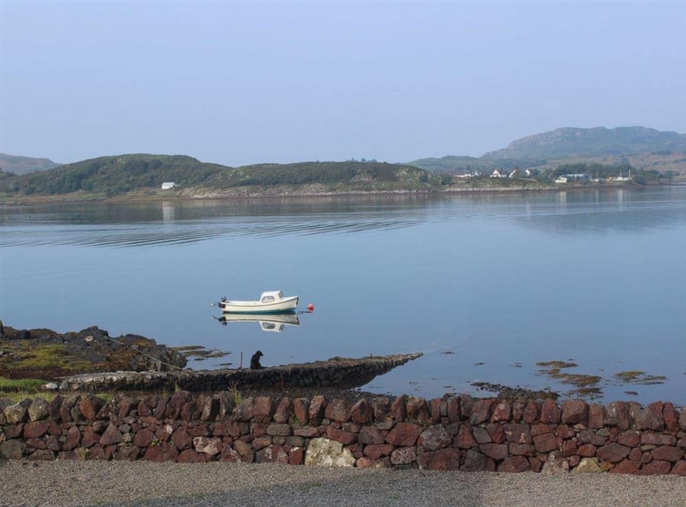The calm and peaceful waters of  Seil Sound