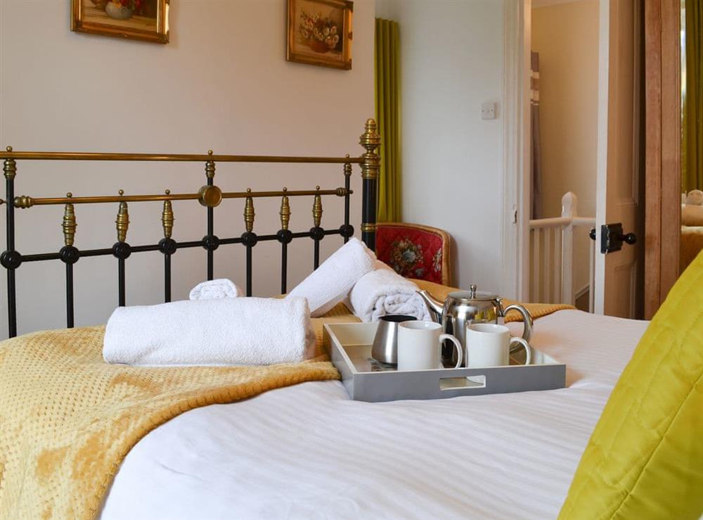 Relax and enjoy breakfast in bed at Cranford House in Cranford, near Clovelly, Devon