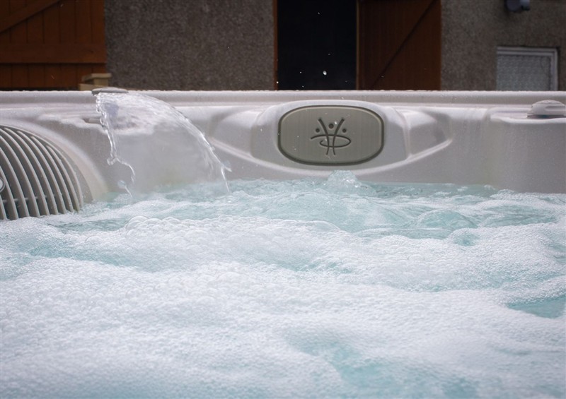 The hot tub at Crannoch Self Catering, Cullen