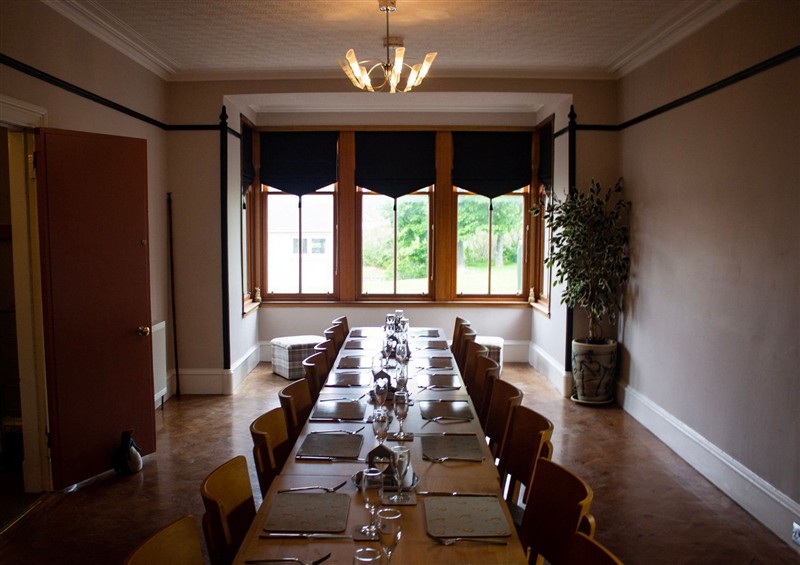 This is the dining room at Crannoch Self Catering, Cullen