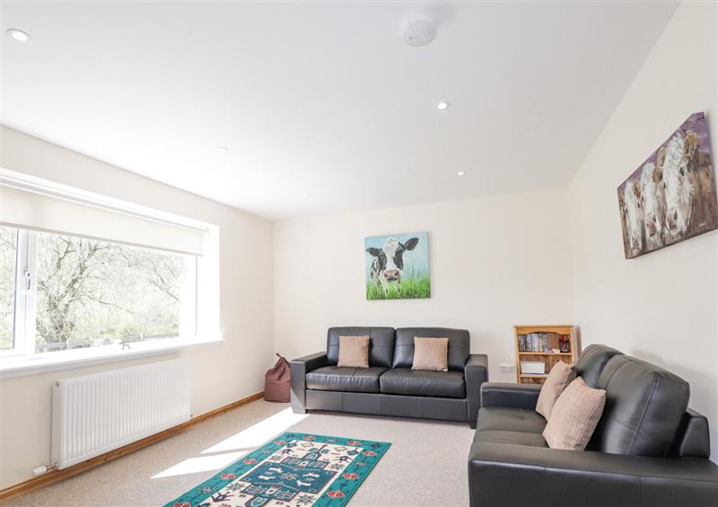 Enjoy the living room at Crask Bungalow, Near the River Glass and the village of Cannich