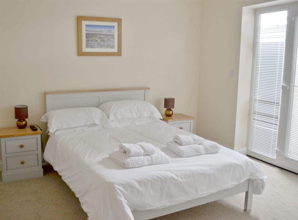 Comfortable double bedroom at Craster House at Seahouses in Seahouses, Northumberland