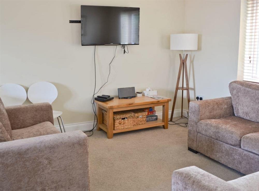 Comfortable living area at Craster House at Seahouses in Seahouses, Northumberland