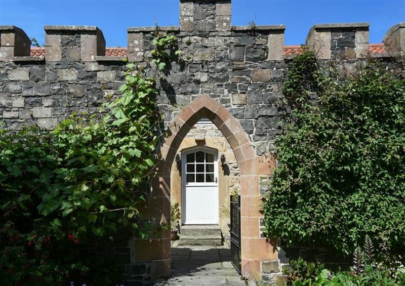 Enjoy the garden at Craster Tower Coach House, Craster