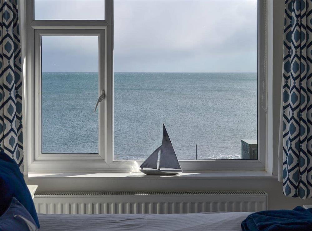 Bedroom view at Craster View in Craster near Alnwick, Northumberland