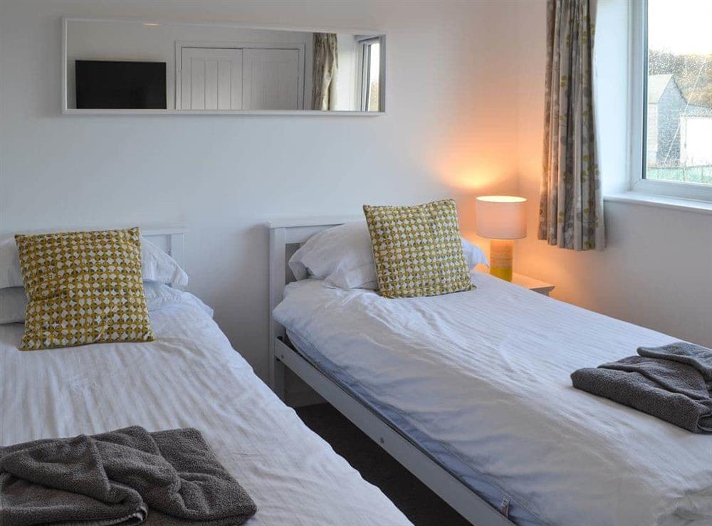 Twin bedroom at Craster View in Craster near Alnwick, Northumberland