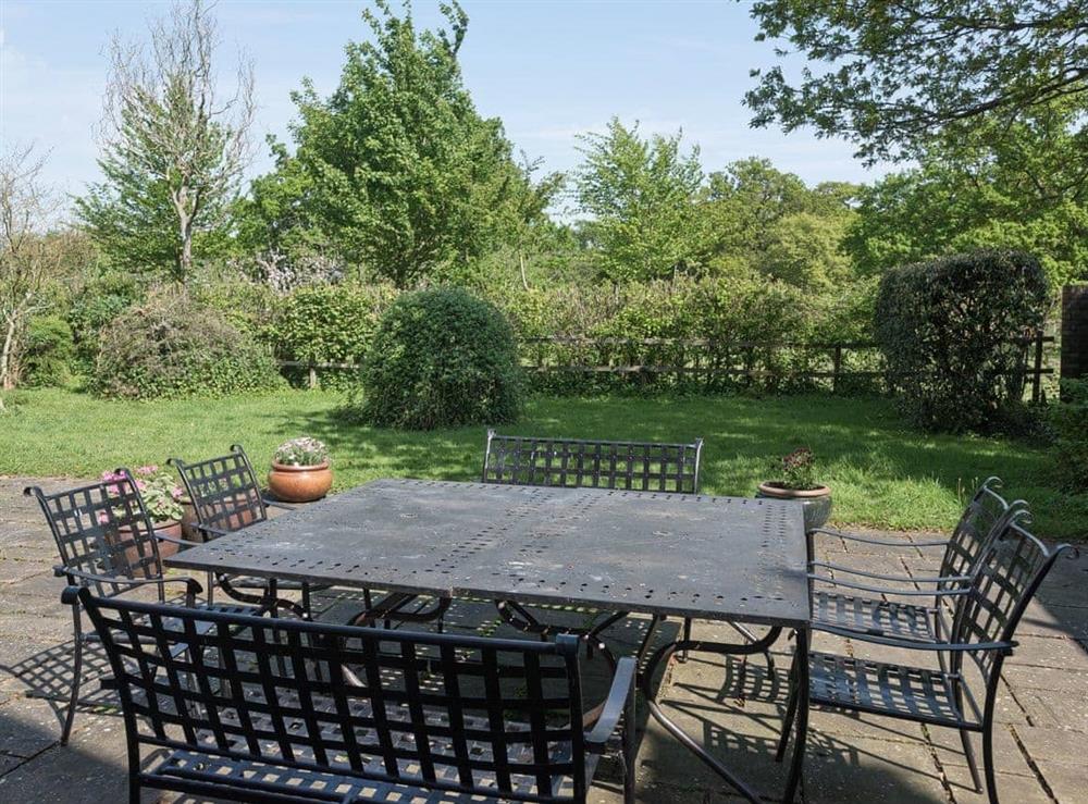 Perfect for outside dining at Cravens Manor in Henham, near Southwold, Suffolk