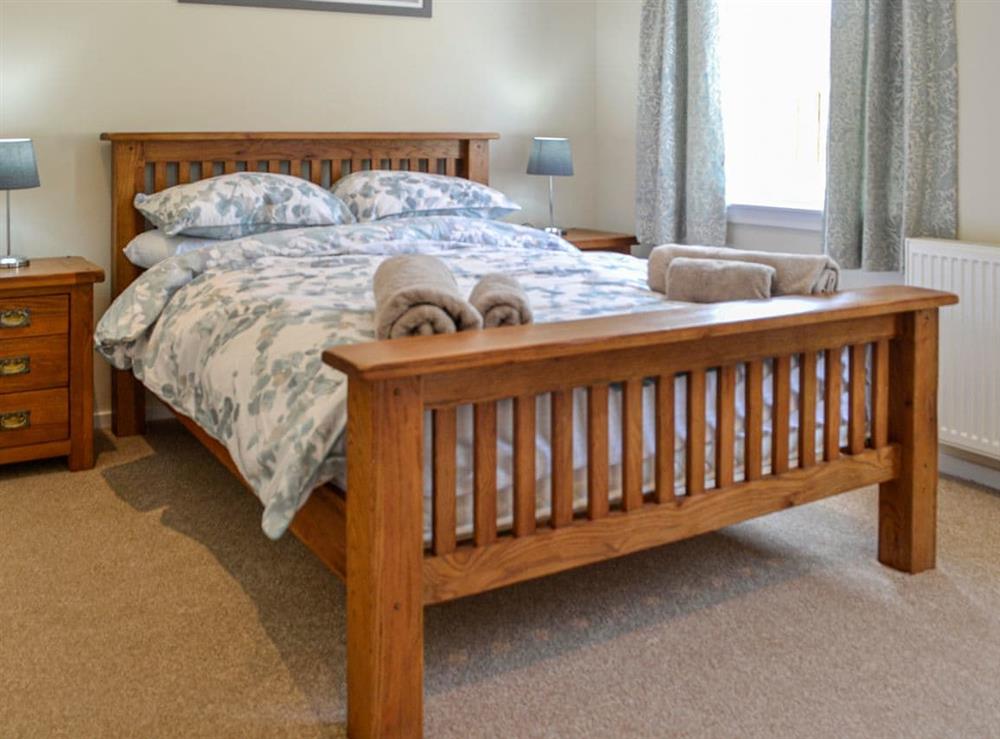 Double bedroom at Crawfords Cottage in Kirkcudbright, Kirkcudbrightshire