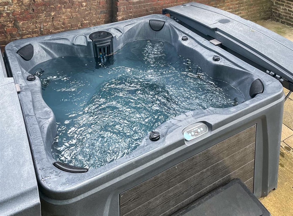 Hot tub at Crawfords Farm in Wyberton, Lincolnshire