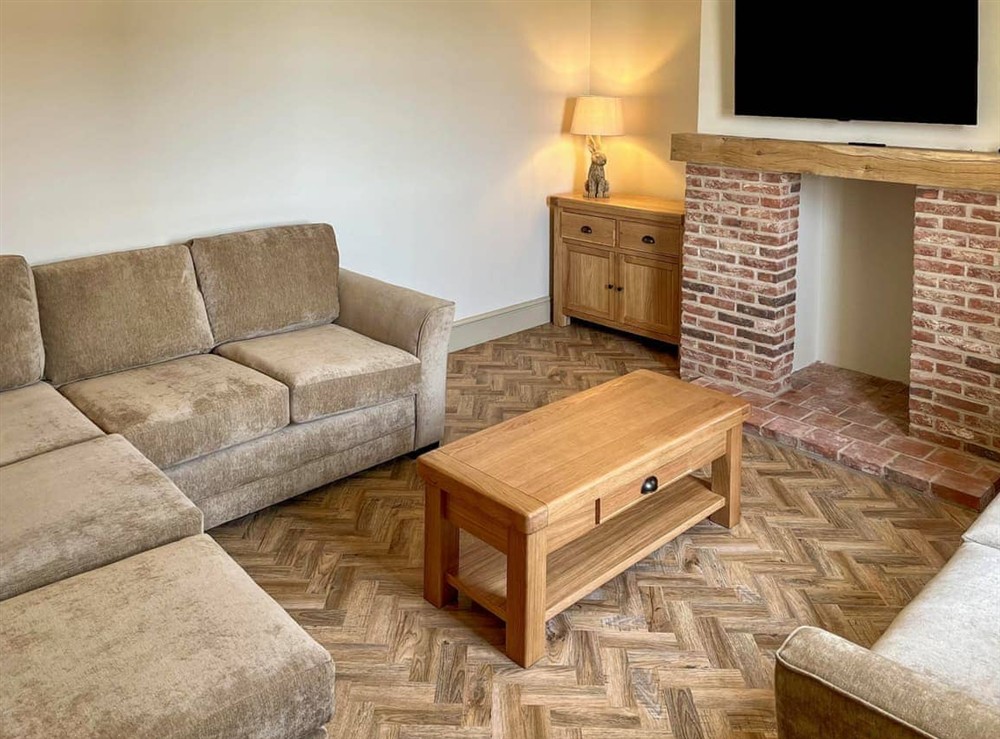 Living room at Crawfords Farm in Wyberton, Lincolnshire