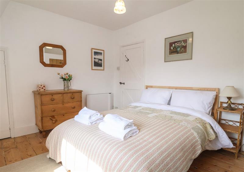 One of the bedrooms at Crayfish Cottage, Orford
