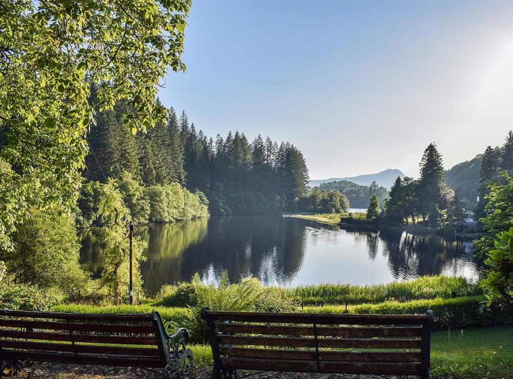 Marvellous views over Loch Ard at Creag-Ard House in Aberfoyle, Stirlingshire