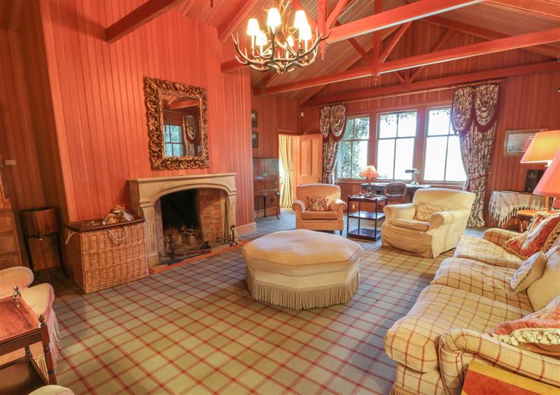 This is the living room at Creag Bhalg, Braemar