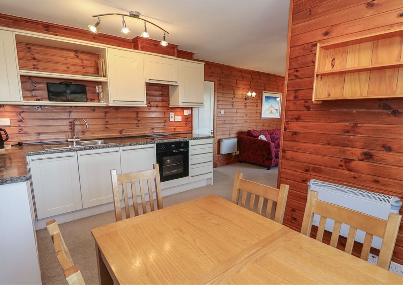This is the setting of Creag Mhor Lodge