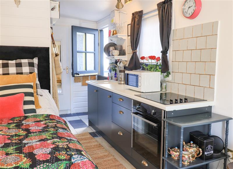 The kitchen at Creed Cabin, Stornoway