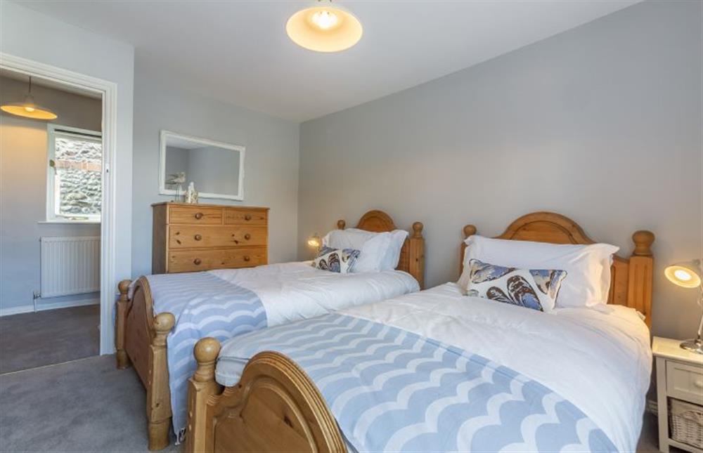First floor: Bedroom two at Creek Cottage, Wells-next-the-Sea