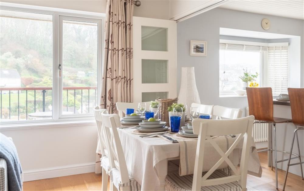 Another look at the dining area  at Creek View in Noss Mayo
