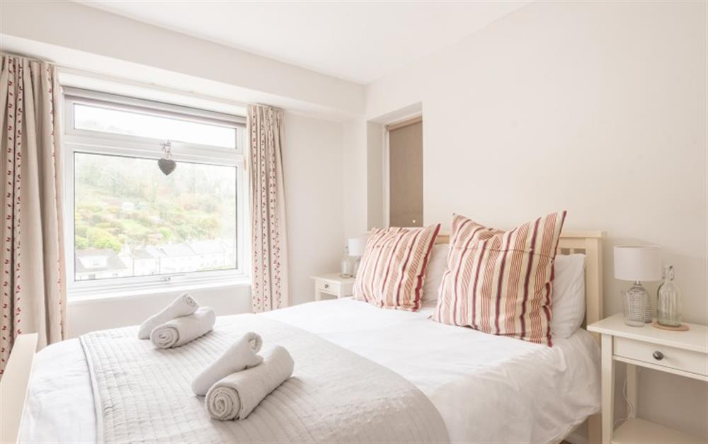 Master bedroom  at Creek View in Noss Mayo