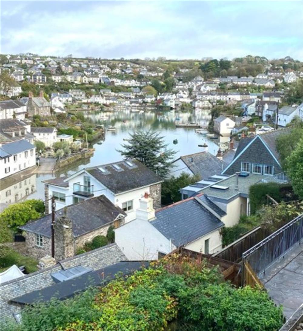 View from the balcony  at Creek View in Noss Mayo