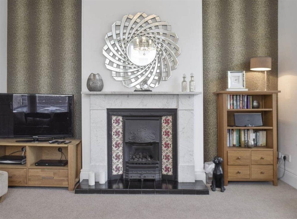 Stylish living room at Creldan House  in Keswick, Cumbria