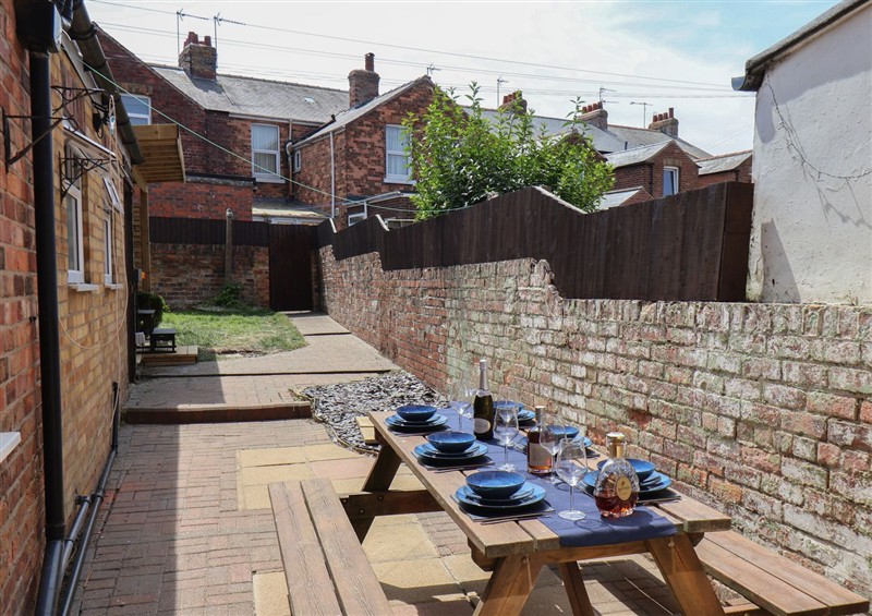 Enjoy a glass of wine on the patio
