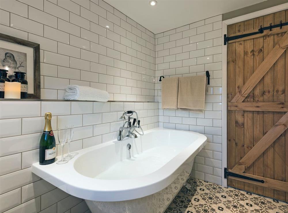 Beautifully presented bathroom at Crescent Cottage in Lowther, near Penrith, Cumbria