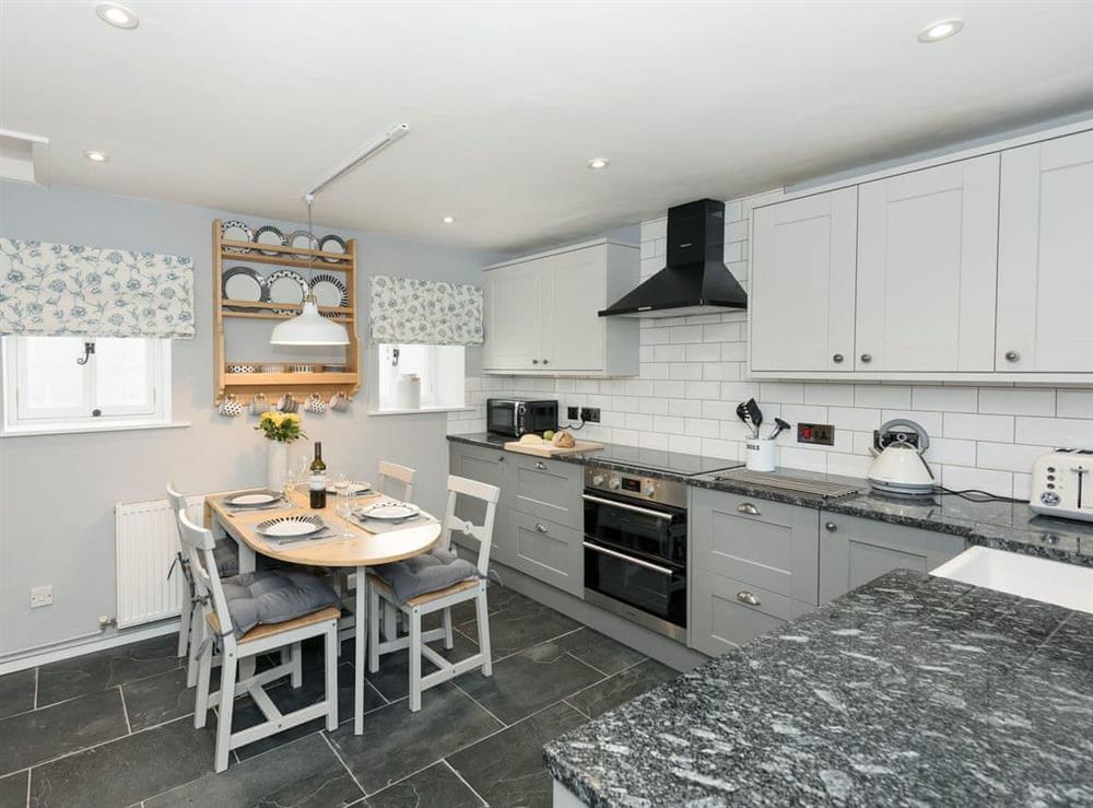 Tastefully modernised kitchen/dining room at Crescent Cottage in Lowther, near Penrith, Cumbria