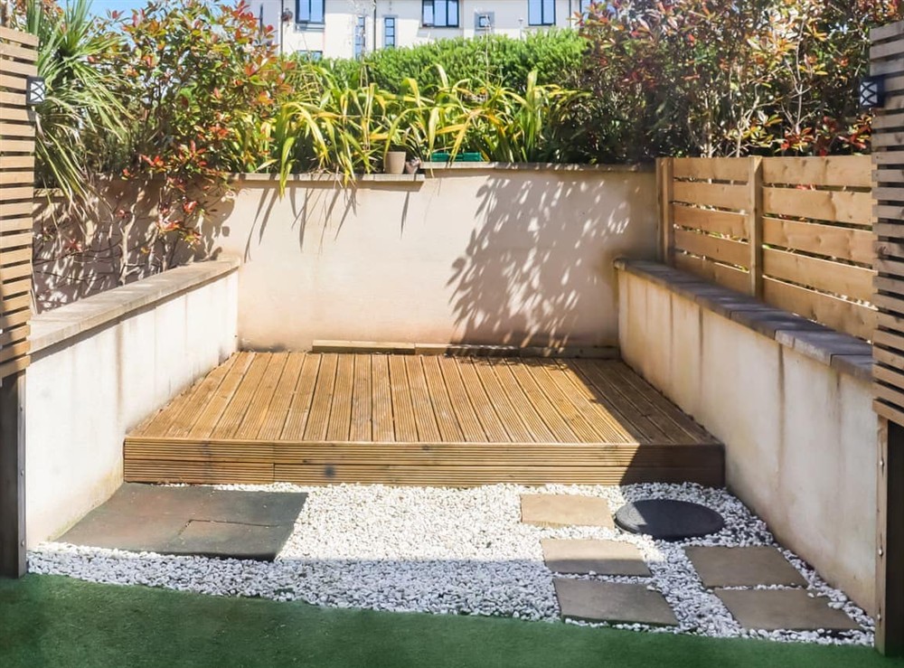 Patio at Crescent House in Haverfordwest, Dyfed