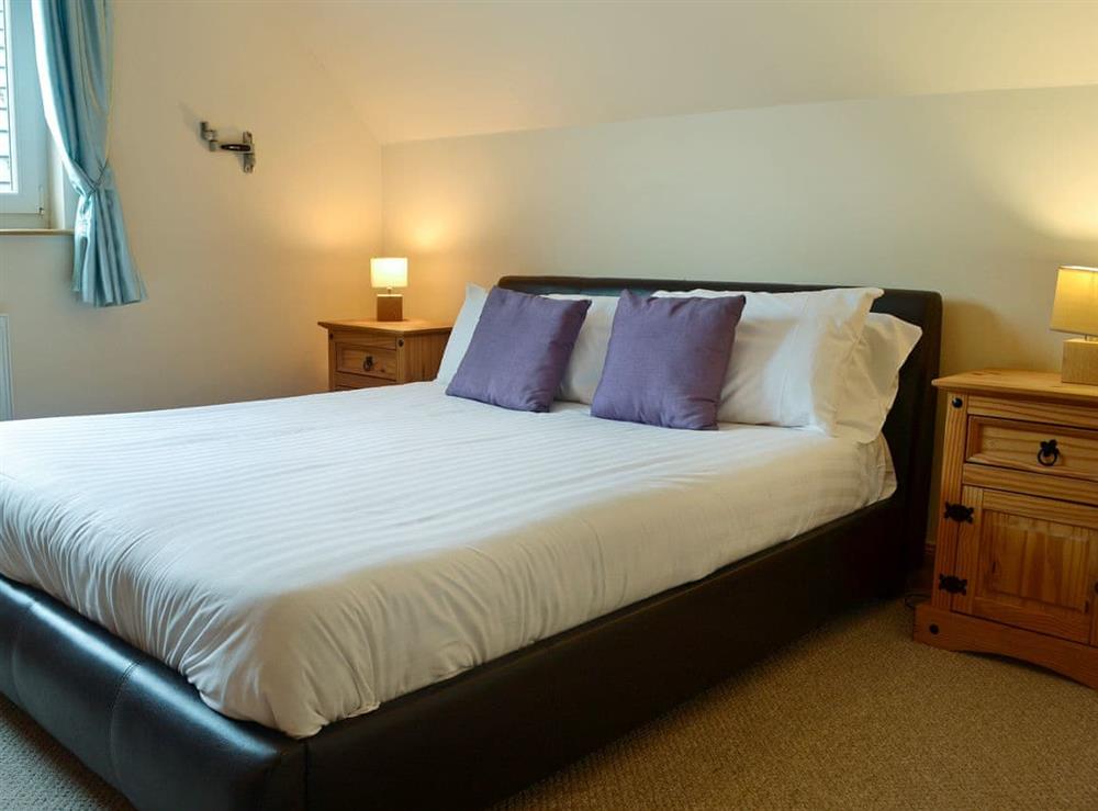 Comfy double bedroom at Cressfield Villa in Ecclefechan, near Lockerbie, Dumfriesshire