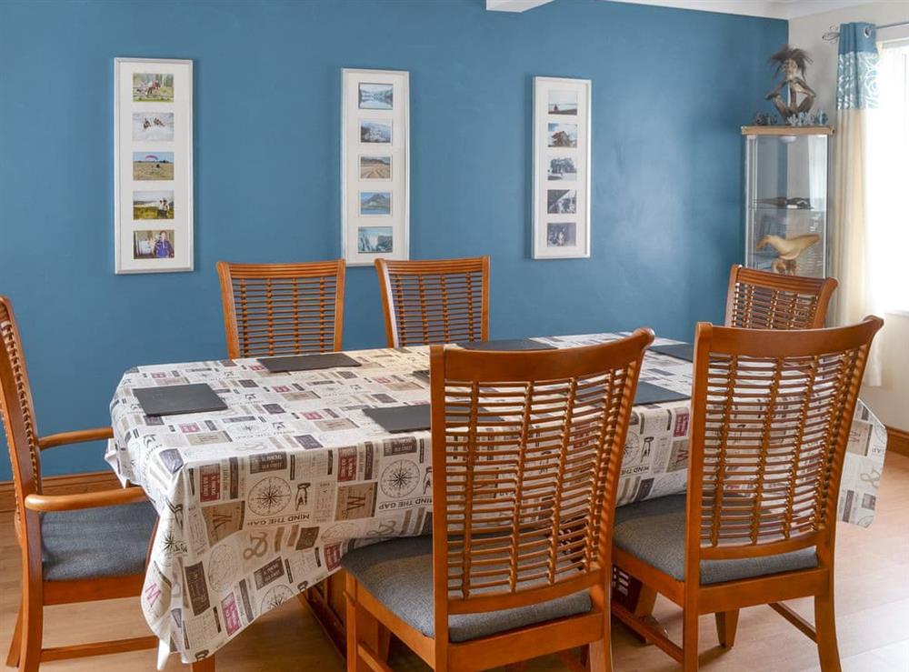 Delightful dining room at Crew House in Craster, near Alnwick, Northumberland