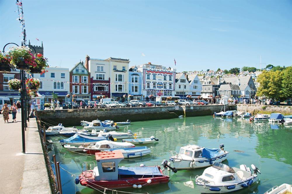 Dartmouth boat float at Crew House in Dart Marina, Dartmouth