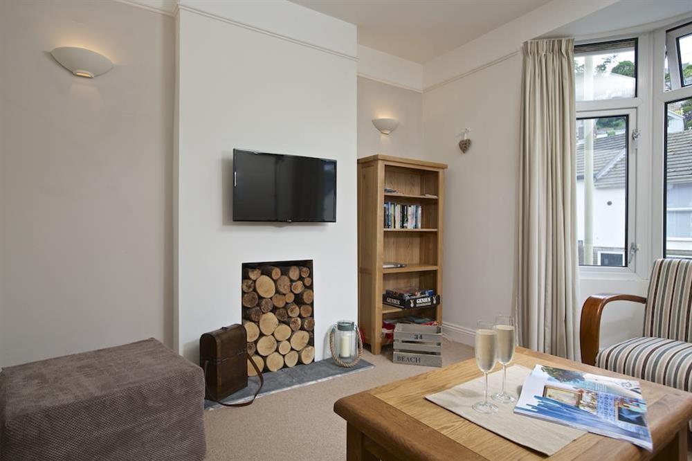 The lounge has a great flat screen television at Crew House in Dart Marina, Dartmouth