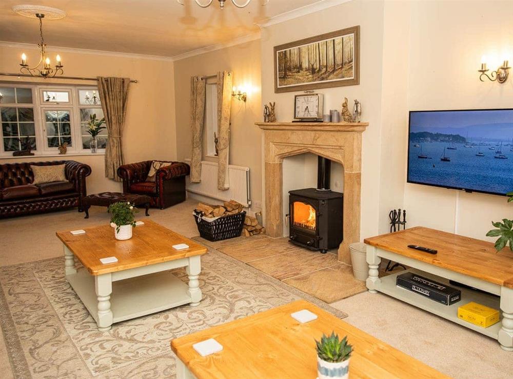 Living room at Crickledown in High Ham, Langport, Somerset