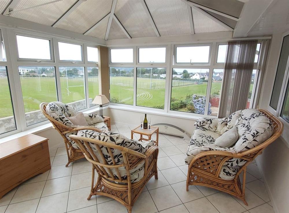 Conservatory at Crir Wylan in Fishguard, Pembrokeshire, Wales