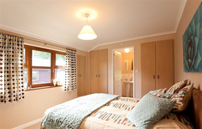 Double bedroom at Crocus Lodge, Lostwithiel, South East Cornwall