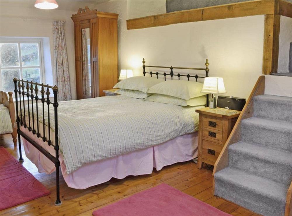 Double bedroom at Croesor Bach in Croesor, Penrhyndeudraeth, Gwynedd., Great Britain