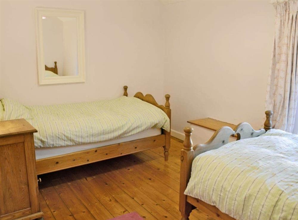 Twin bedroom at Croesor Bach in Croesor, Penrhyndeudraeth, Gwynedd., Great Britain
