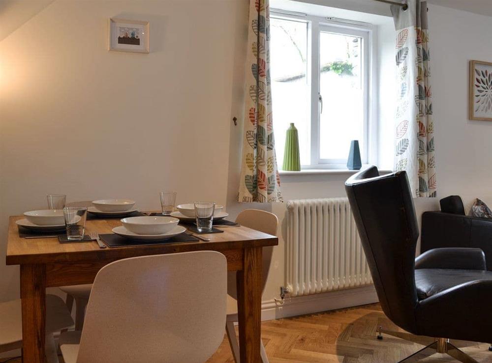 Dining area at Croft Cottage in Ambleside, Cumbria